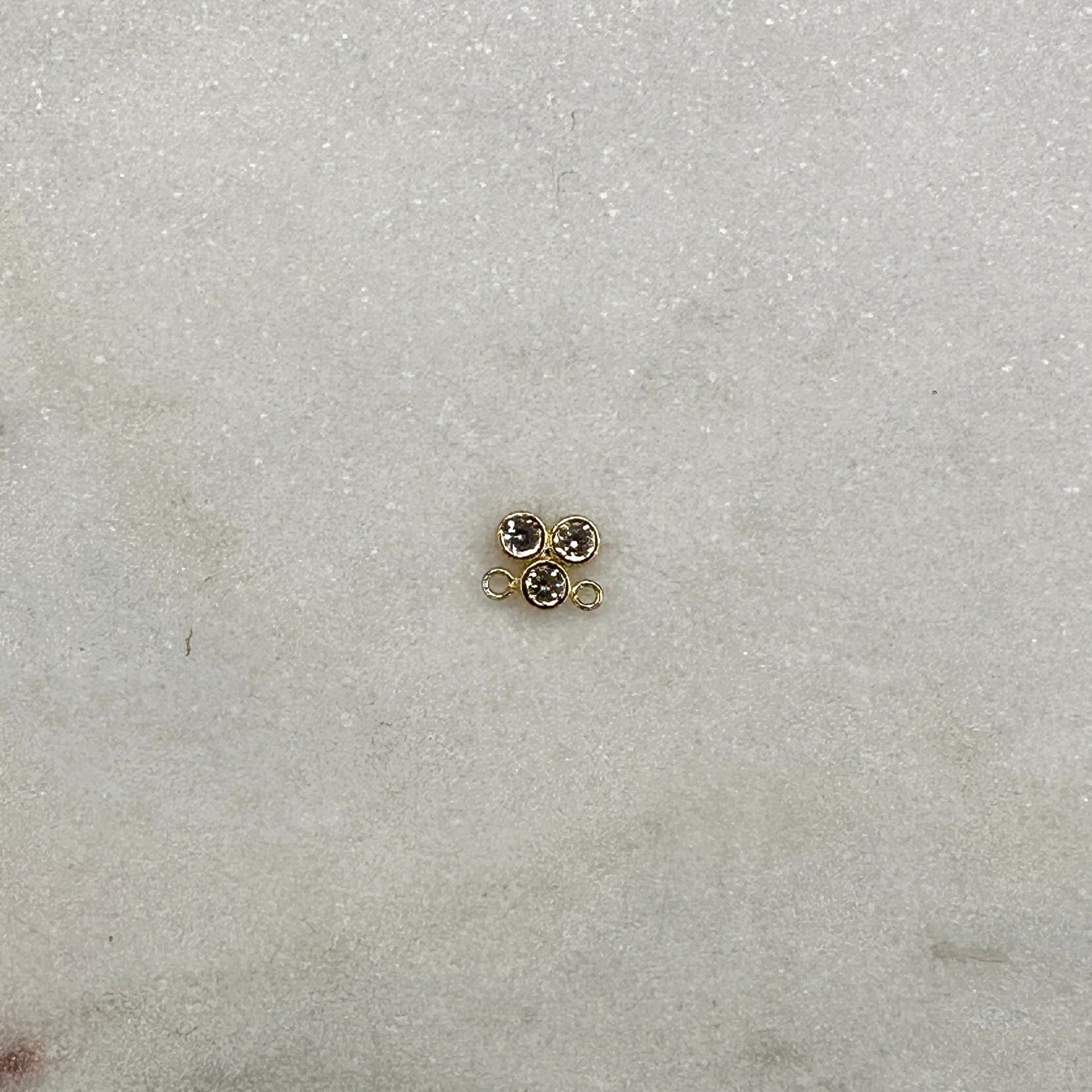 Connector Stone Triad Connector forEVER Permanent Jewelry Supplies