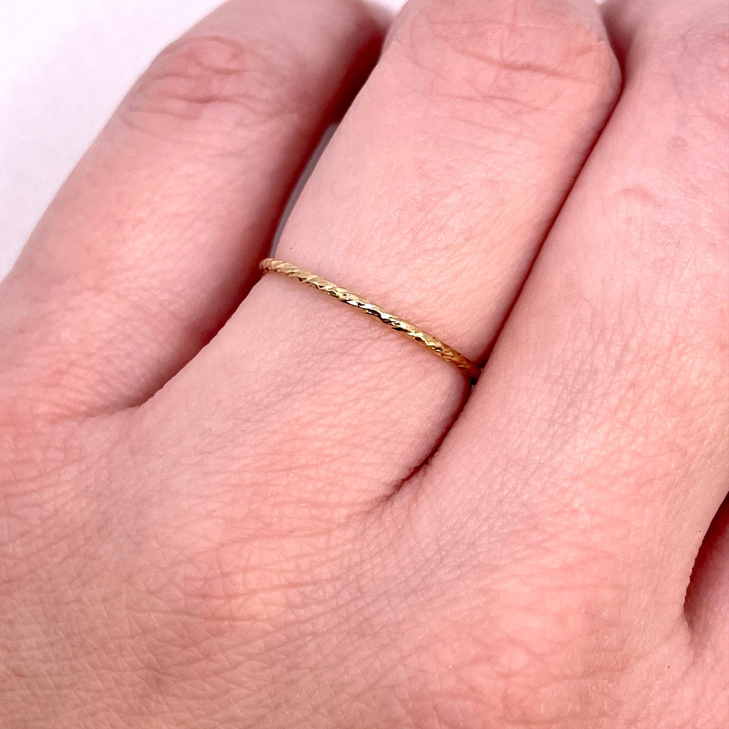 Sparkle Stacking Ring 14k Gold-Filled