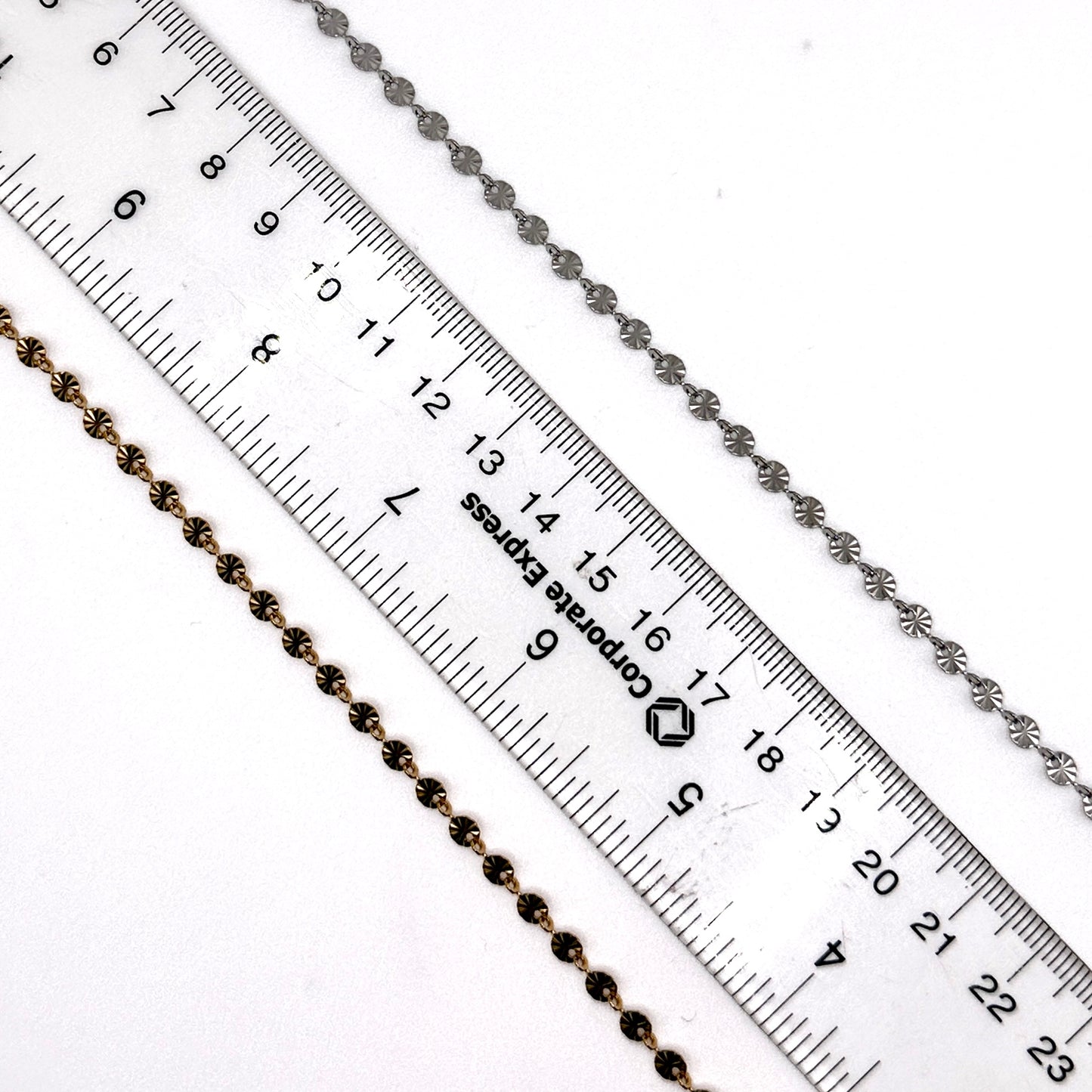 Stainless Steel PVD Plated Starburst Chain by the Meter