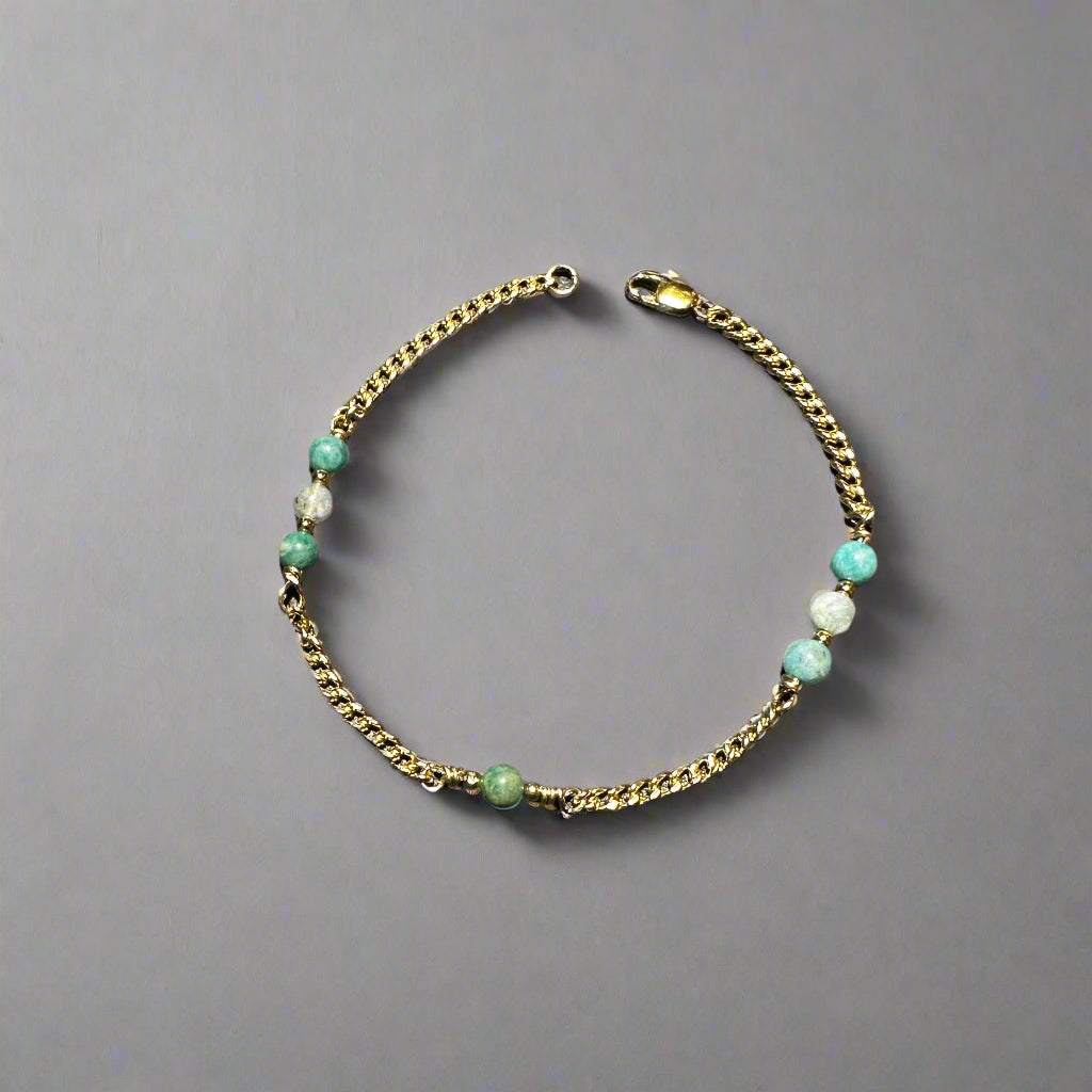 Amazonite Necklace, Bracelet & Earrings Set