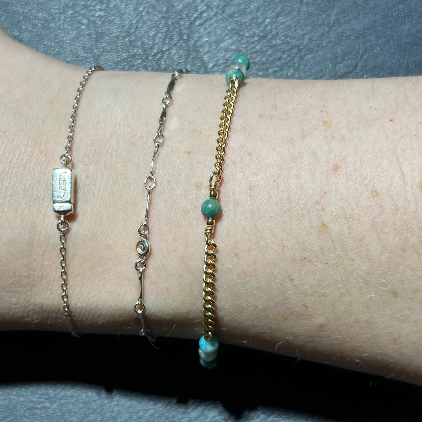 Amazonite Necklace, Bracelet & Earrings Set