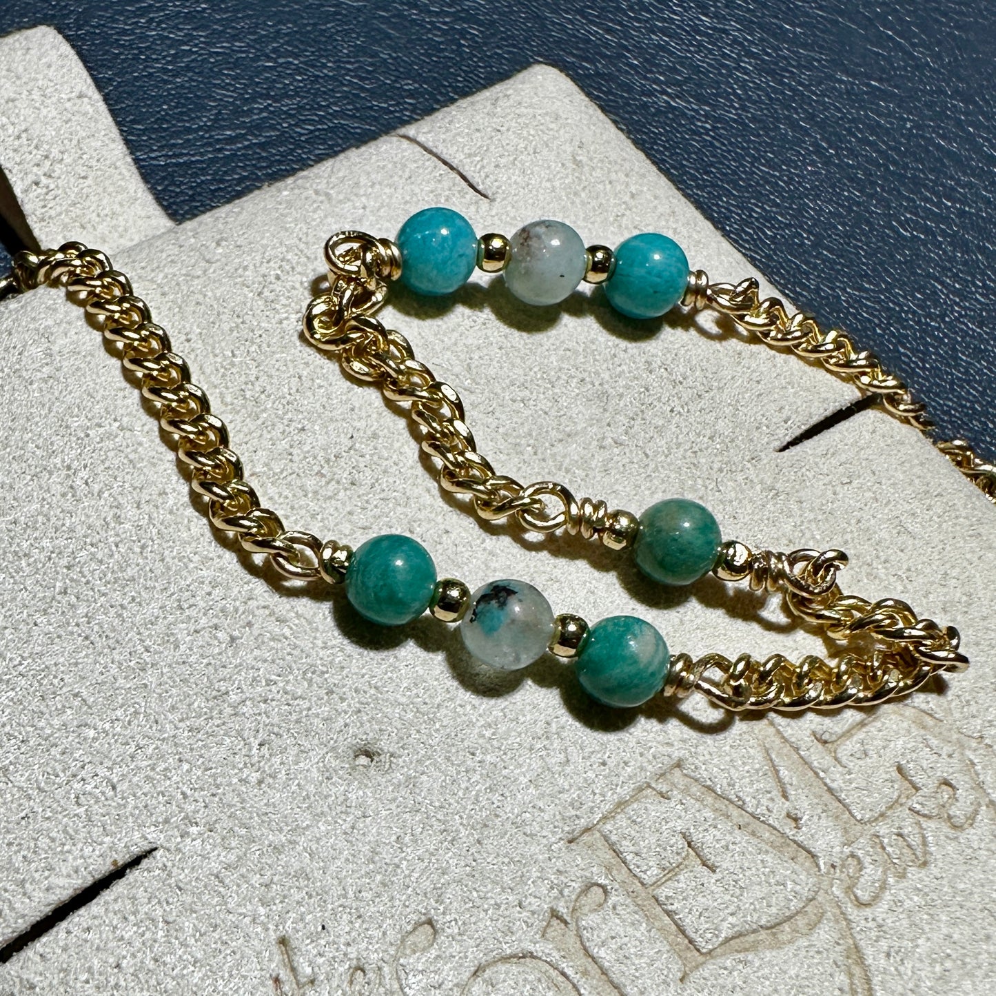 Amazonite Necklace, Bracelet & Earrings Set