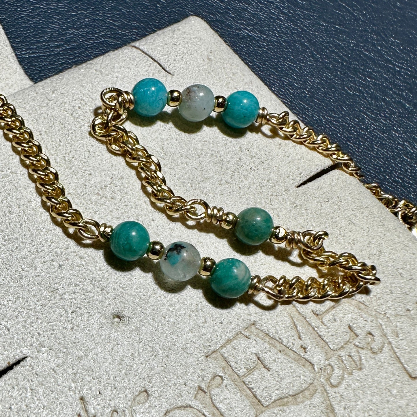 Amazonite Necklace, Bracelet & Earrings Set