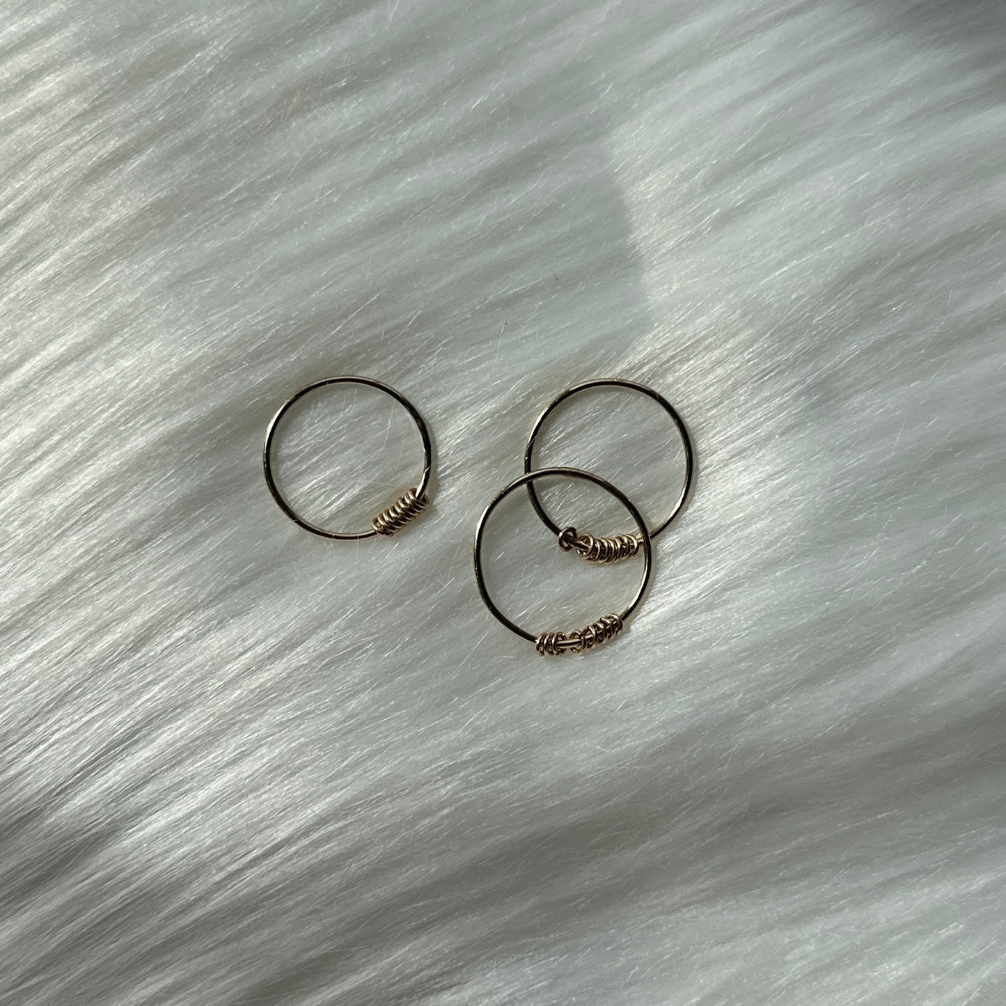 Fidget Ring Dainty Anxiety Spinning Ring