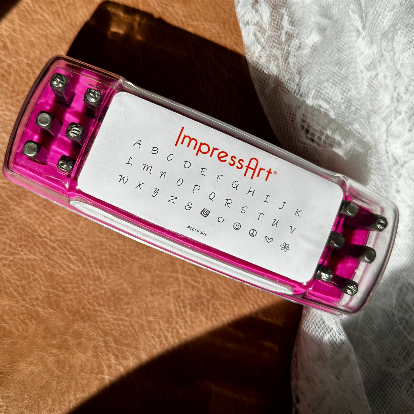 ImpressArt 'Bridgette' 3mm Uppercase Alphabet Stamps 33 Piece Set