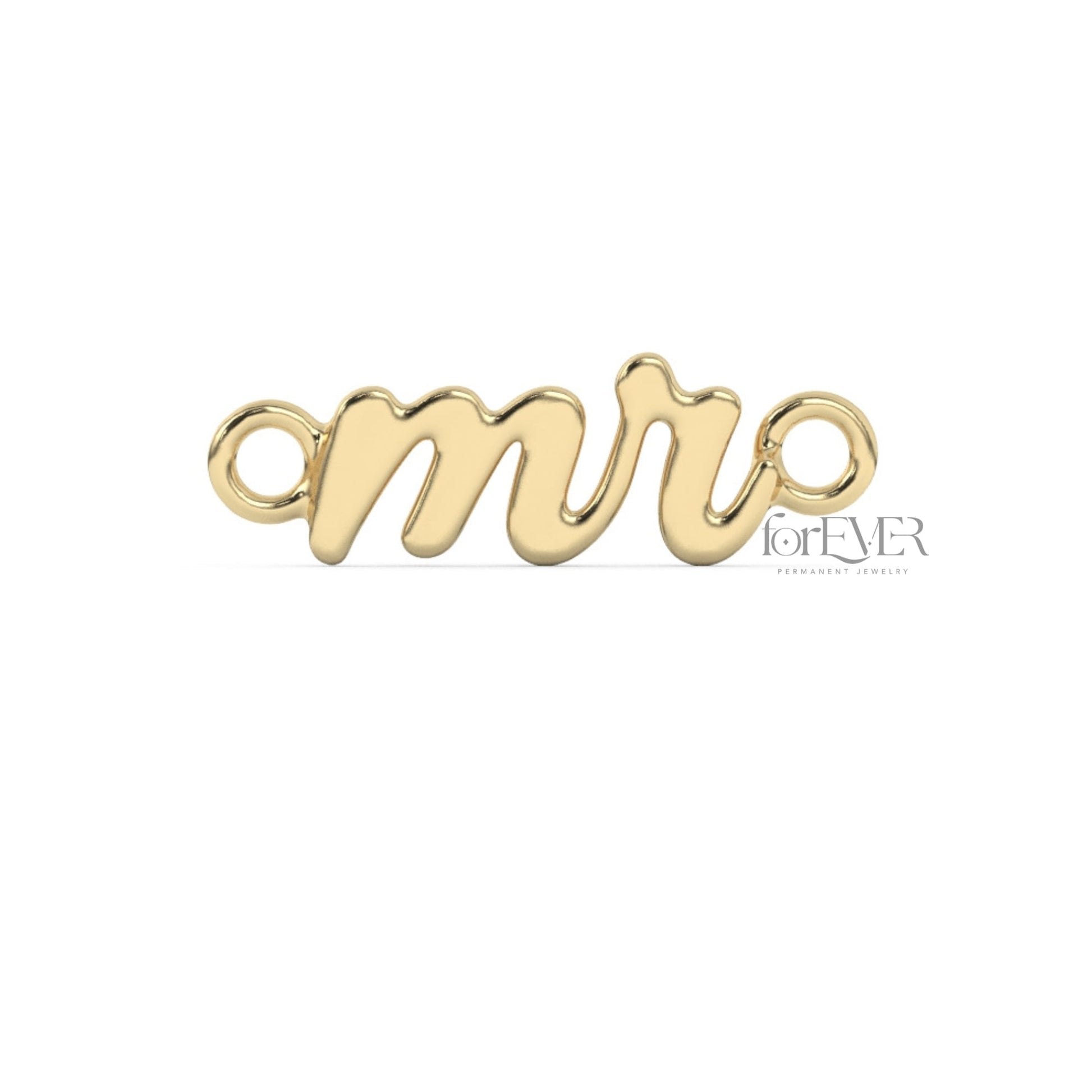Default Title Connector 10k Solid Gold "Mr." Connector forEVER Permanent Jewelry Supplies