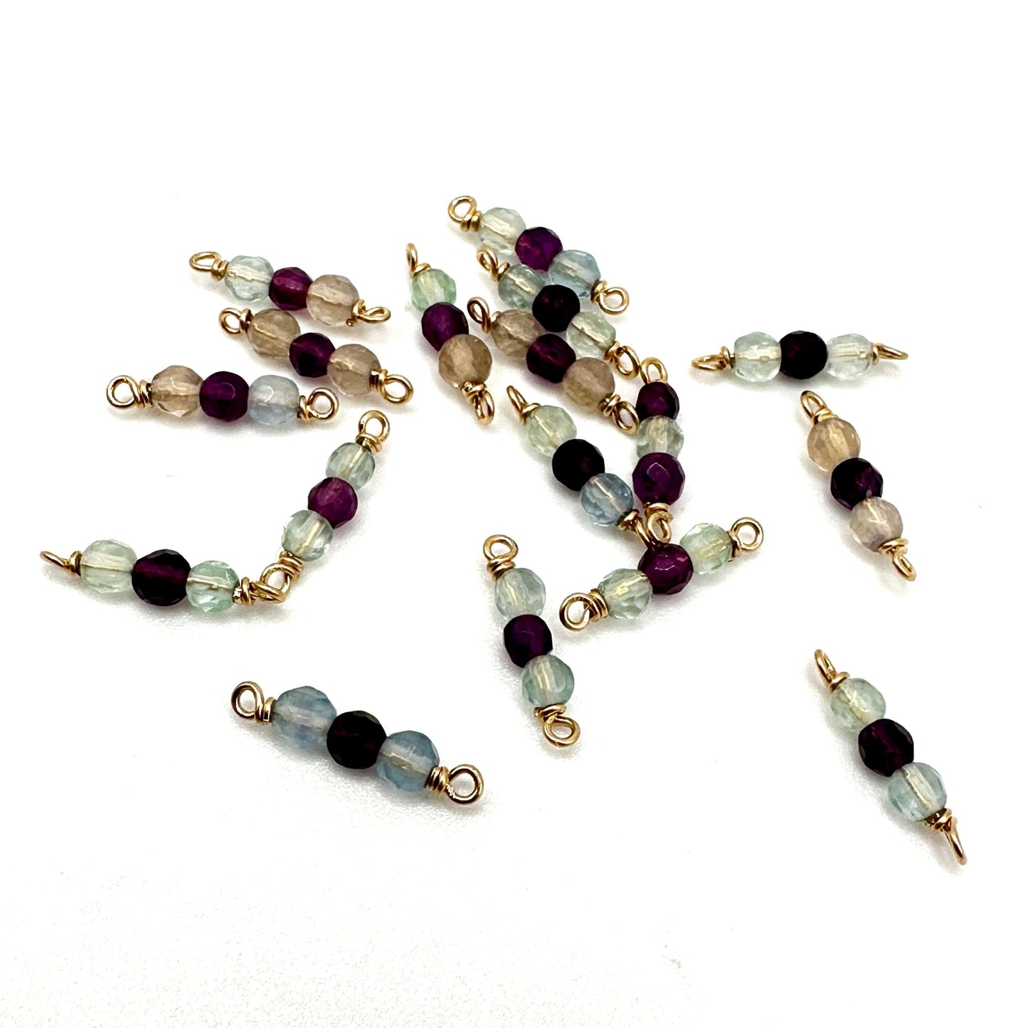 Handmade Fluorite Connectors