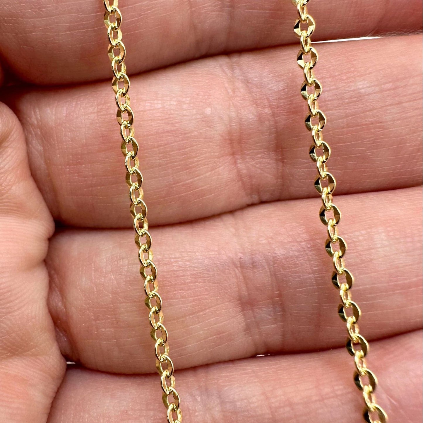 Chain Solid Gold Chain & Jump Ring Package forEVER Permanent Jewelry Supplies