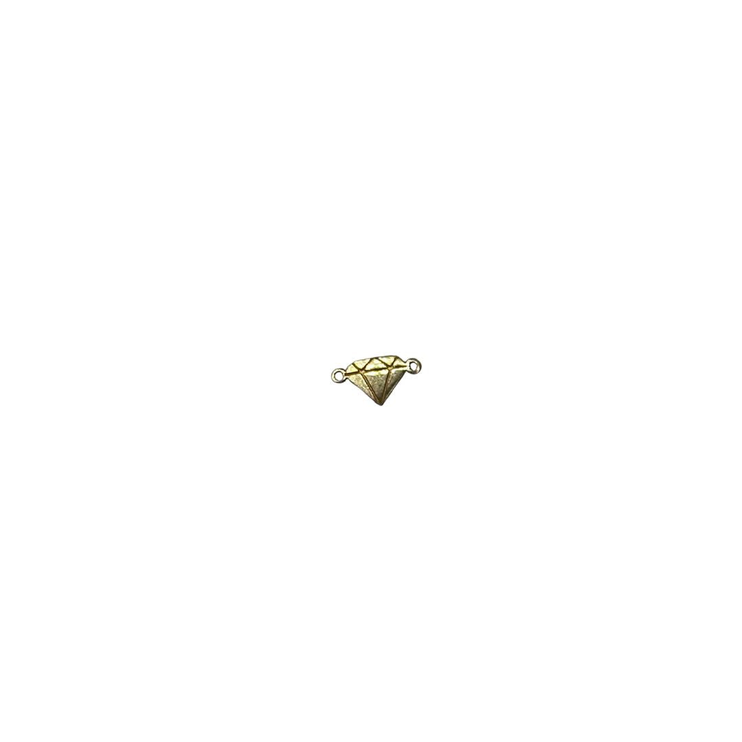 Connector 10k Solid Gold Diamond Connector forEVER Permanent Jewelry Supplies