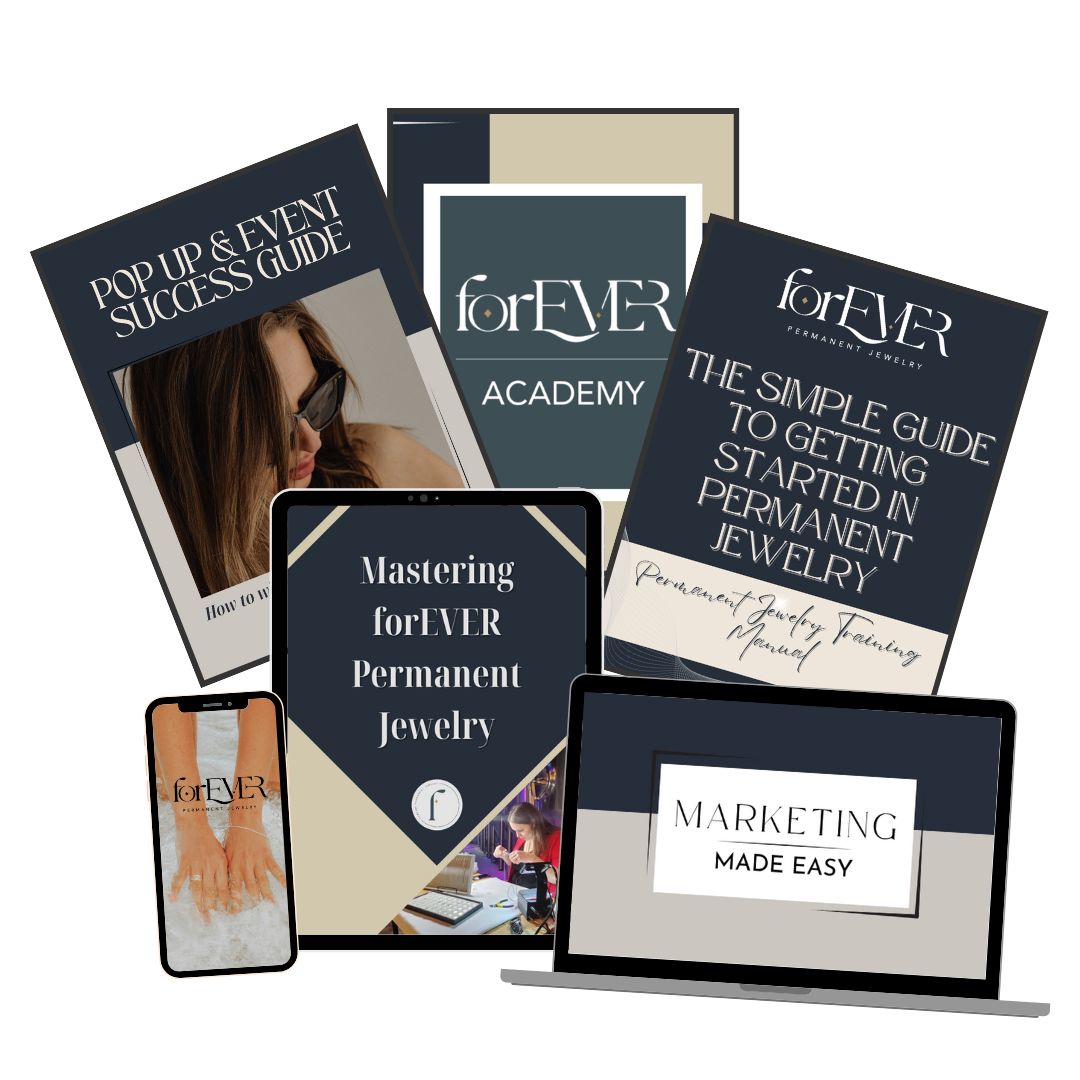 Mastering forEVER Permanent Jewelry - Training Course, Coaching & Marketing Portal