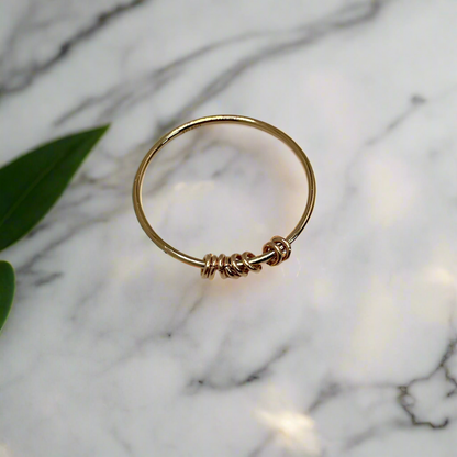 Fidget Ring Dainty Anxiety Spinning Ring