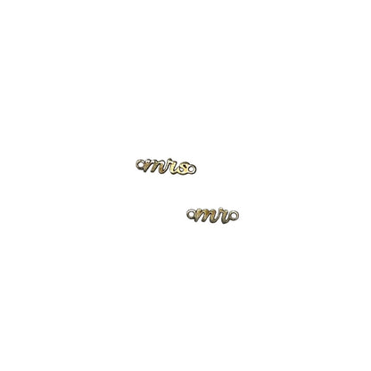 Connector 10k Solid Gold "Mrs." Connector forEVER Permanent Jewelry Supplies