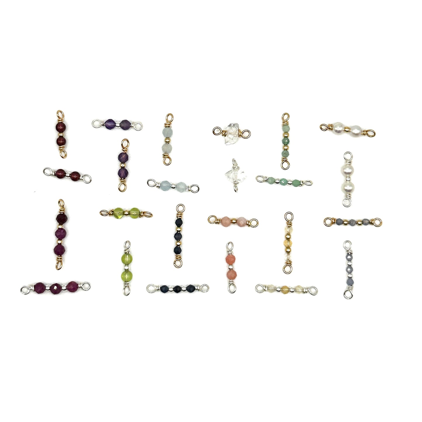 Connector Handmade Specialty Birthstone Connectors - Gold Filled forEVER Permanent Jewelry Supplies