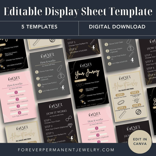 Editable Display Sheet Template - Download