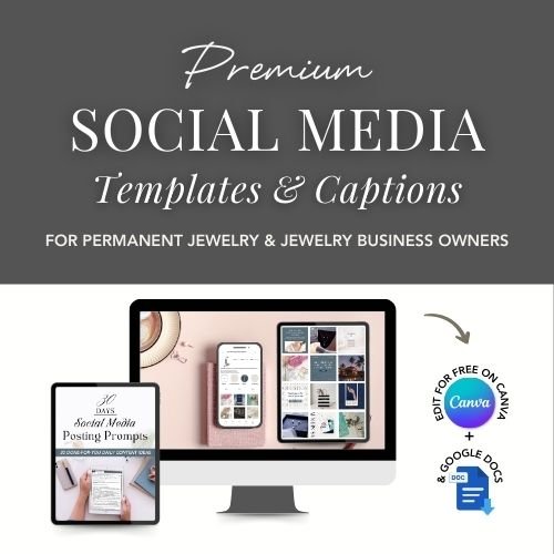 30-Day Premium Social Media Templates & Captions for Jewelry Professionals