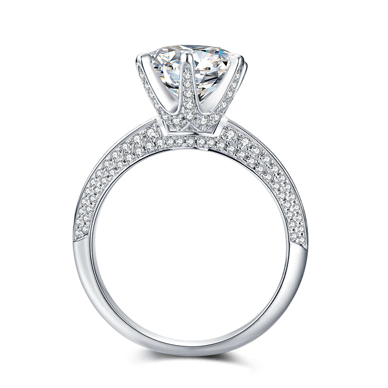 'Elizabeth' Moissanite Engagement Ring