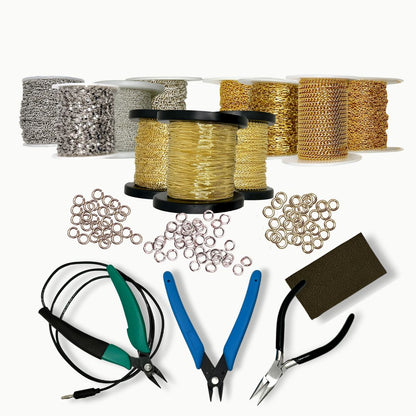 Deluxe Bundle Tool & Chain Starter Kit (No Welder) forEVER Permanent Jewelry Supplies