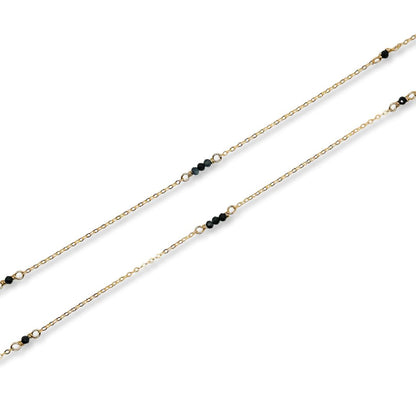 Gold-Filled Chain Sparkling Sapphire Gemstone Chain forEVER Permanent Jewelry Supplies