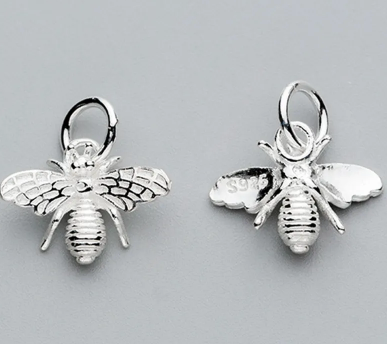 925 Sterling Silver Bee Charm