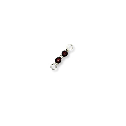 Premium Handmade Specialty Birthstone Connectors in 925 Sterling Silver