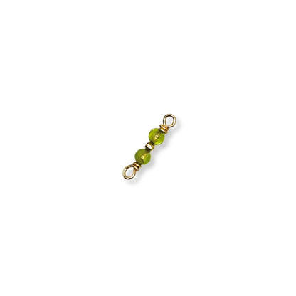 Premium Handmade Specialty Birthstone Connectors in 14k Gold Filled