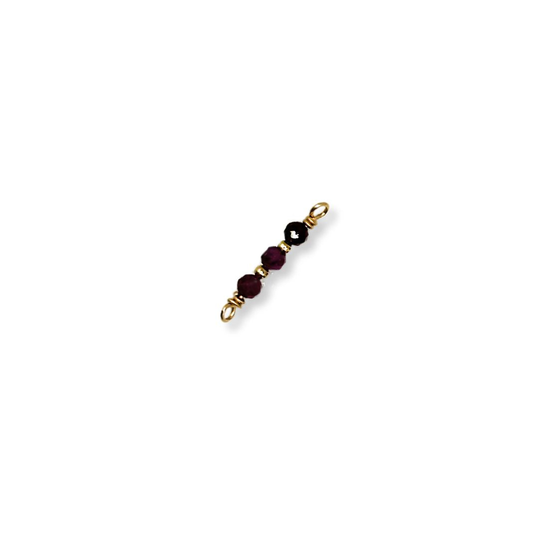 Premium Handmade Specialty Birthstone Connectors in 14k Gold Filled