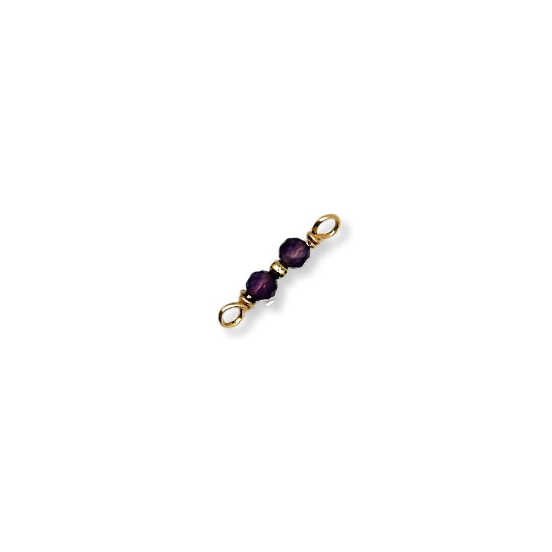 Premium Handmade Specialty Birthstone Connectors in 14k Gold Filled