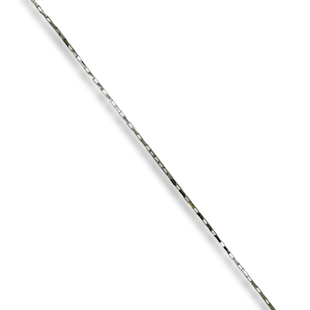 Sterling Silver Chain 925 Sterling Silver Open Elongated Box Chain by the Meter forEVER Permanent Jewelry Supplies