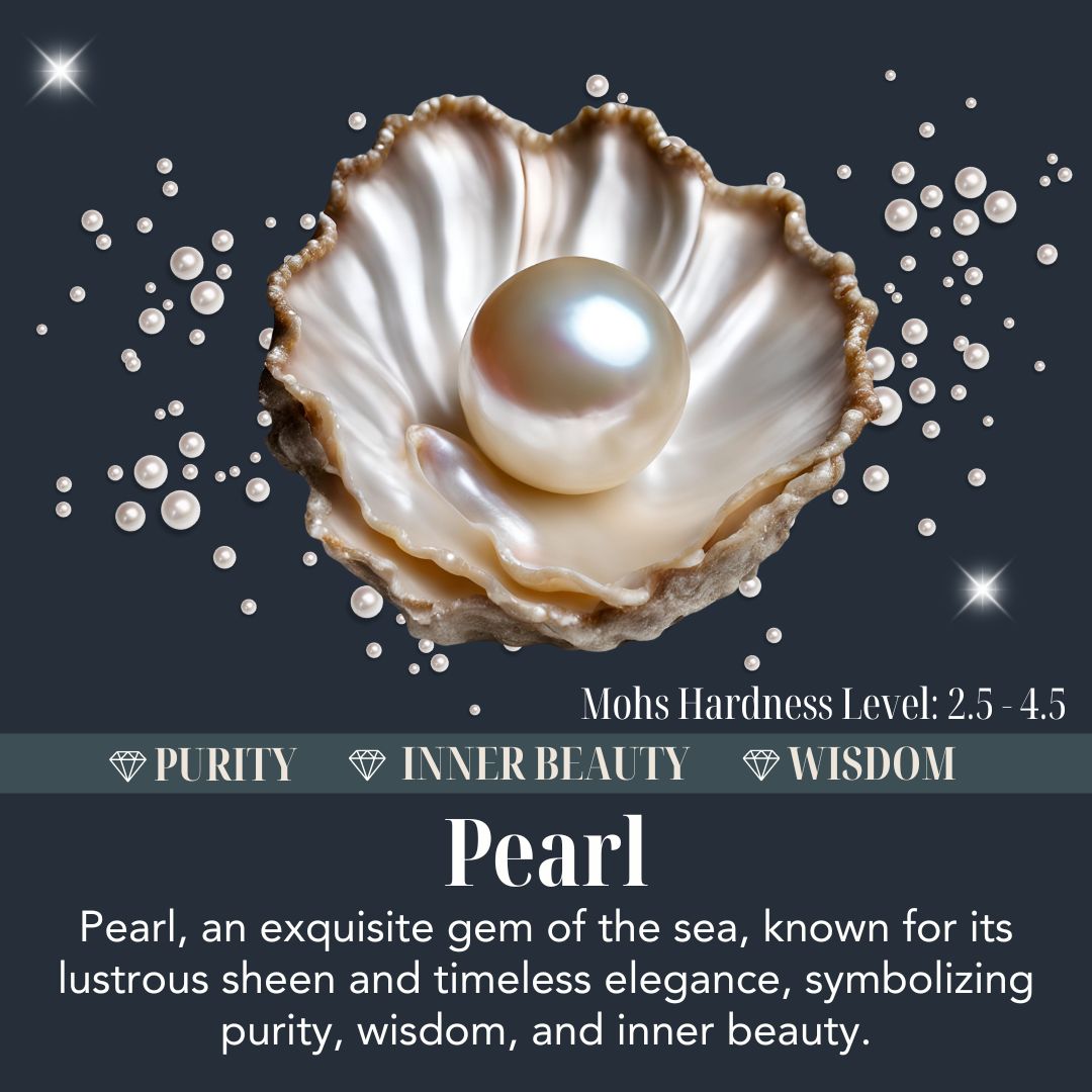 Pearl gemstone and its symbol