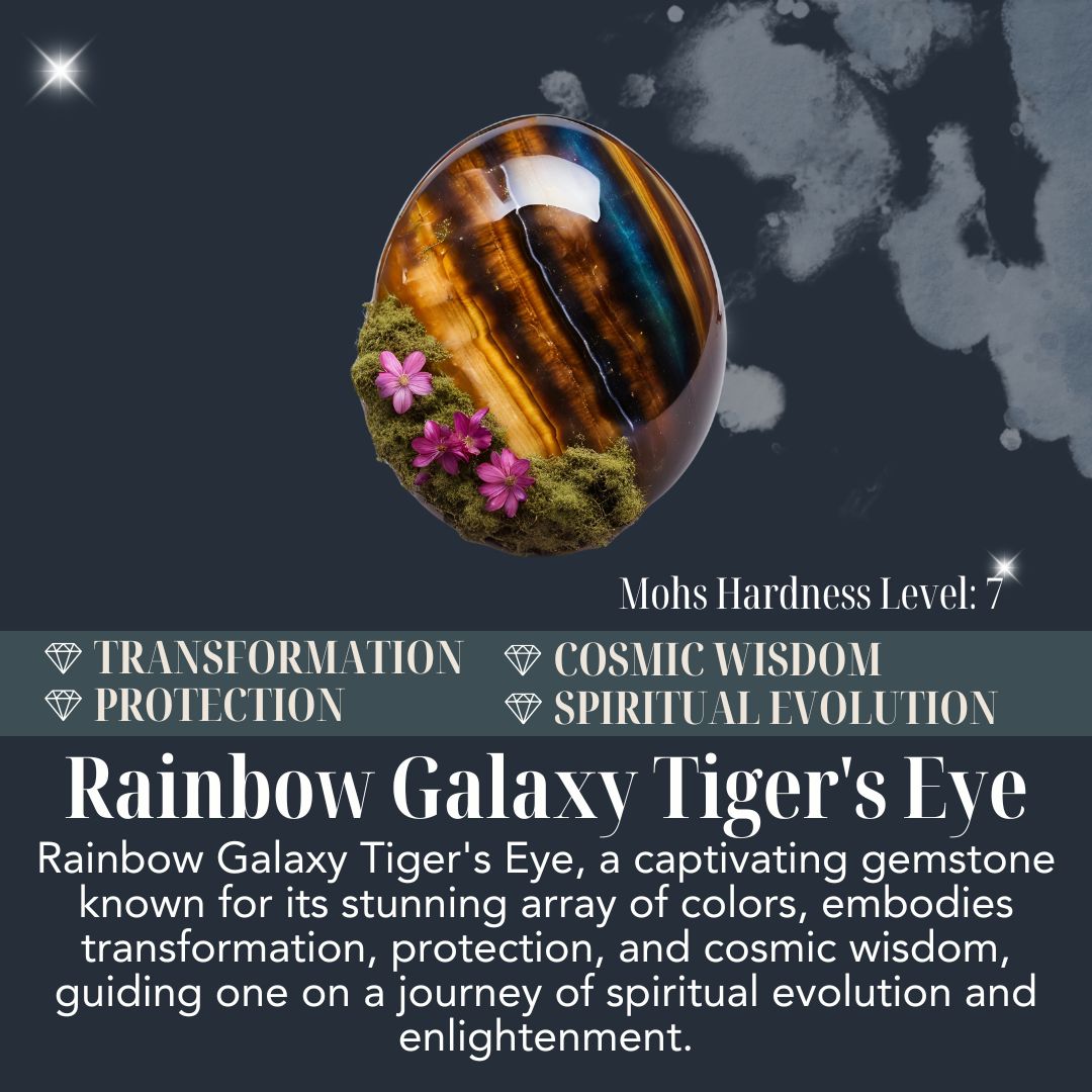 Premium handmade AAA Rainbow Galaxy Tiger's Eye connectors perfect for permanent jewelry creations.