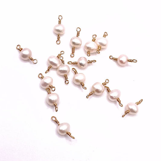 Handmade Pearl Connectors