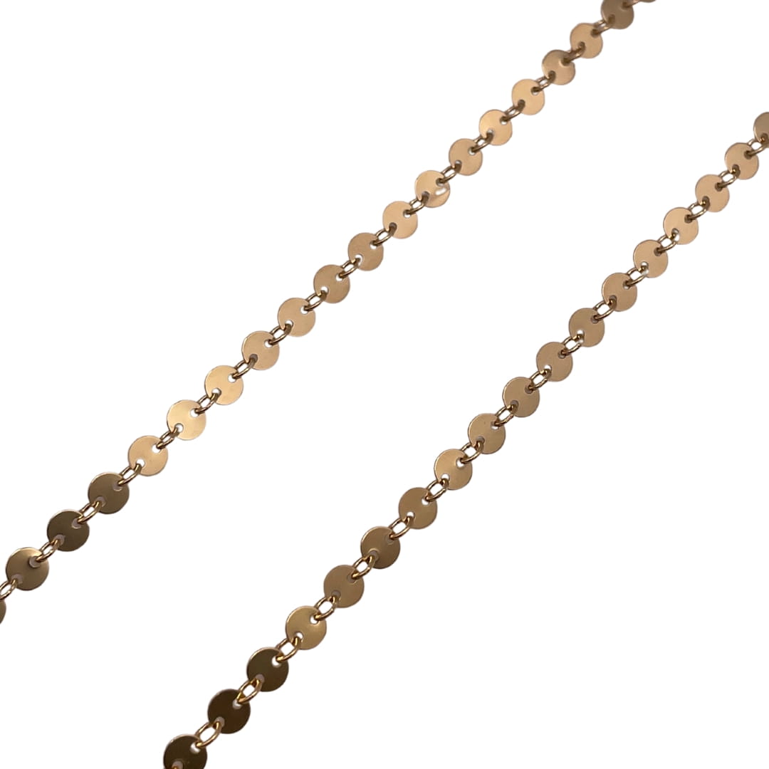 14K GOLD FILLED Chain by the Foot Permanent Jewelry Chain Proudly