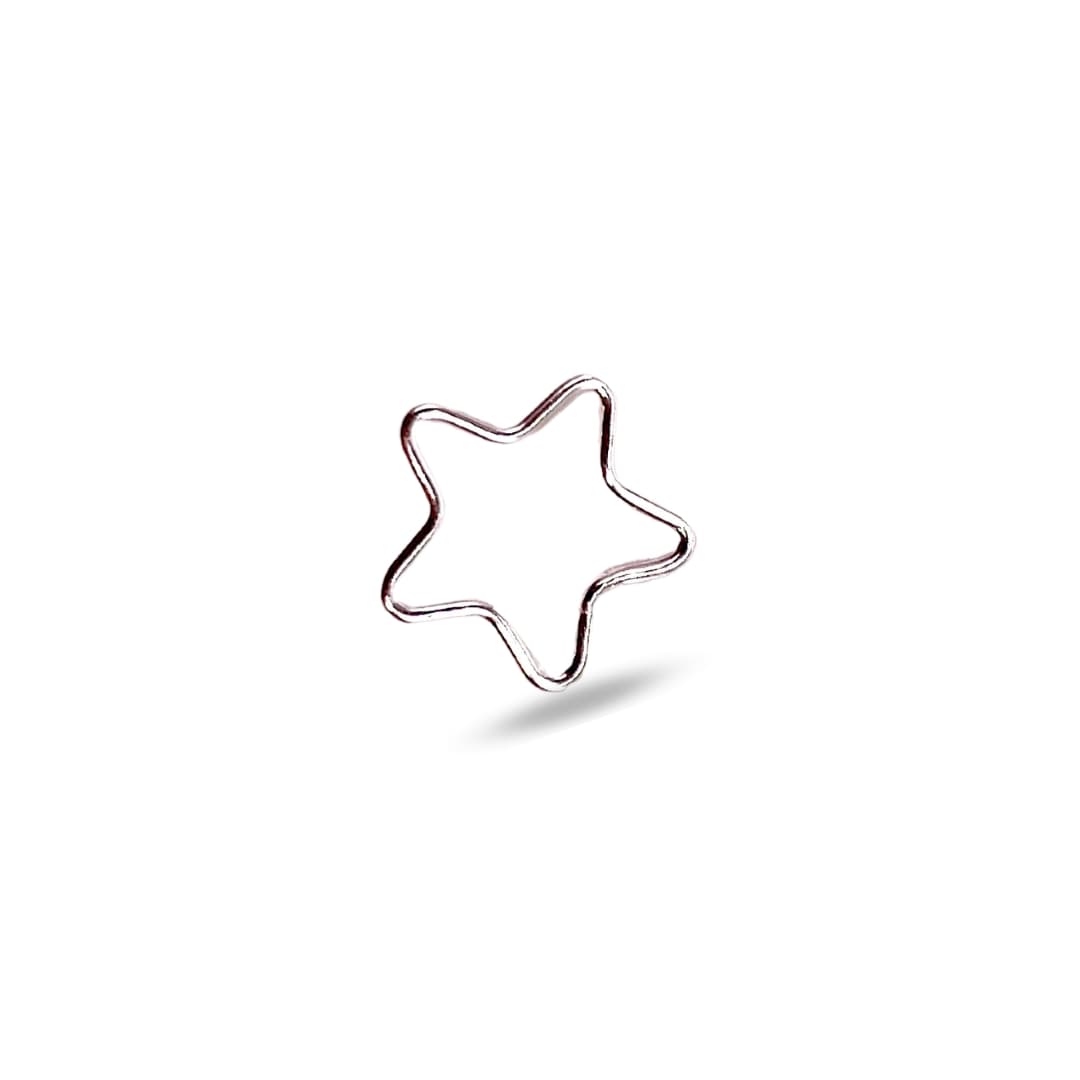 Sterling Silver Star Charms Moon, Star & Heart Jump Rings forEVER Permanent Jewelry Supplies