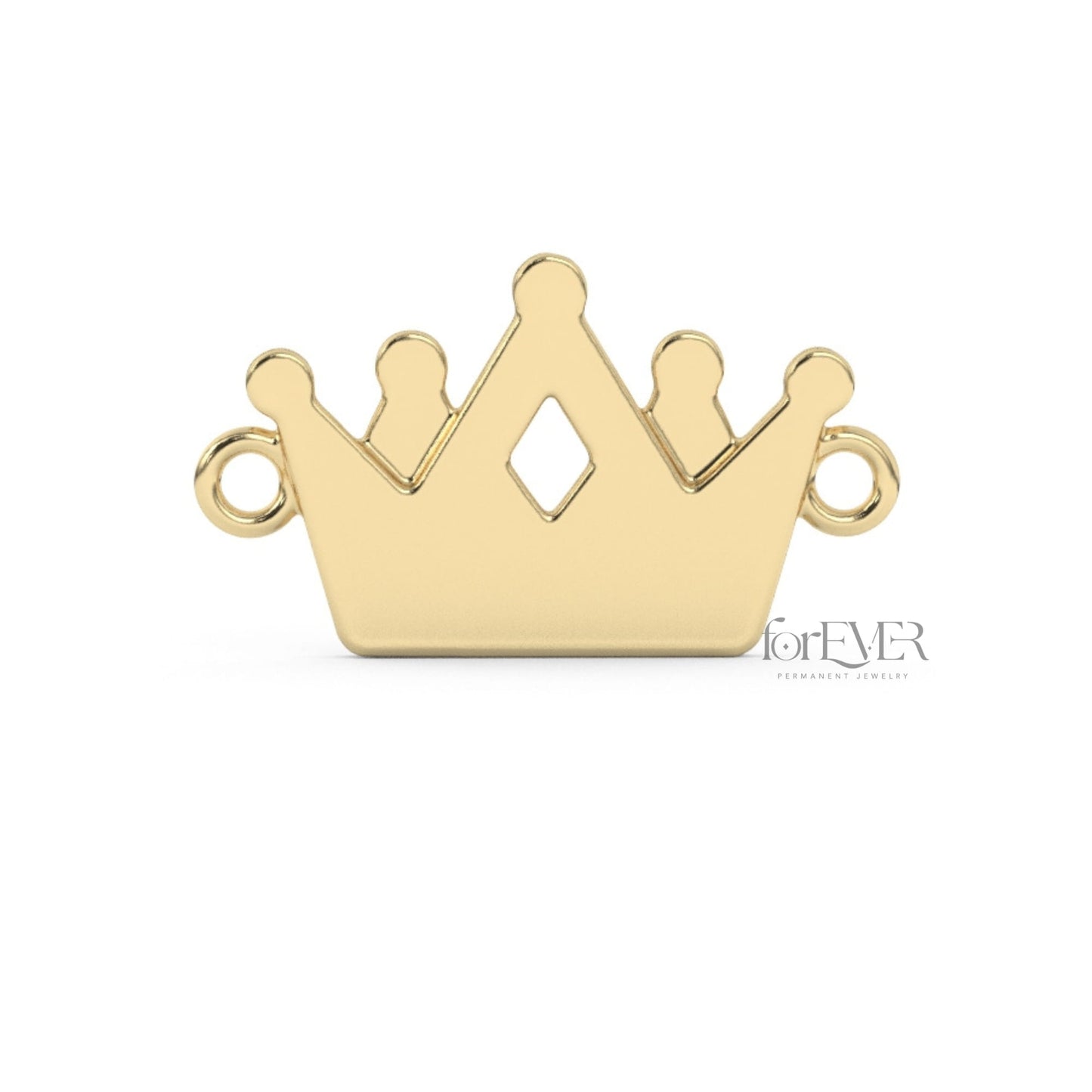 10k Solid Gold Crown Connector